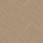 licht beige eiken vloer met visgraatpatroon en subtiele houtstructuur