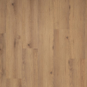 licht beige eiken vloer met brede planken en subtiele houtnerfstructuur, natuurlijke kleurvariaties en zachte matte afwerking