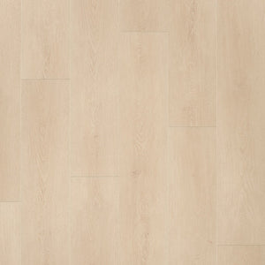 licht beige eiken vloer met brede planken en subtiele houtstructuur in matte afwerking