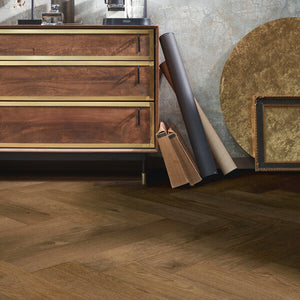 Floer Hybride Hout Visgraat Warmbruin Eiken