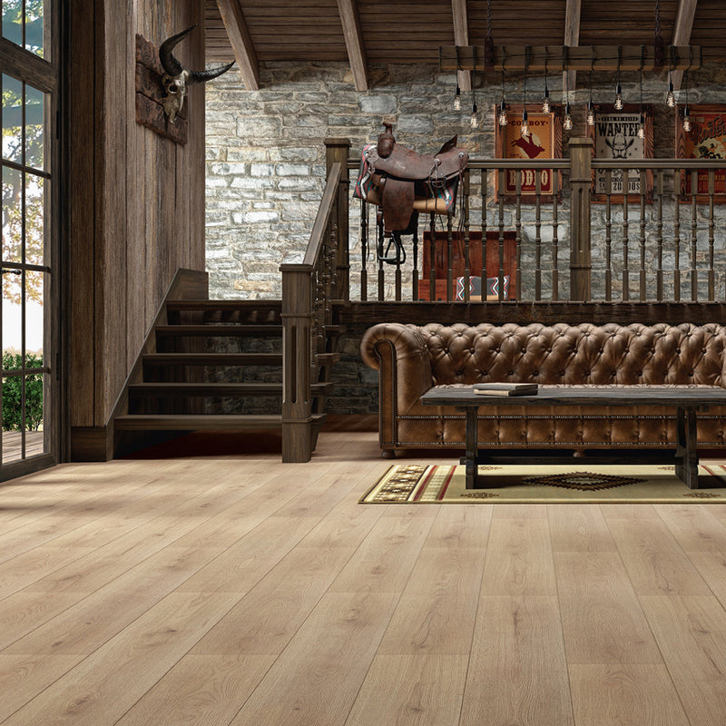 Floer Hybride Laminaat Steden Aqua Gent Grijsbeige Eiken