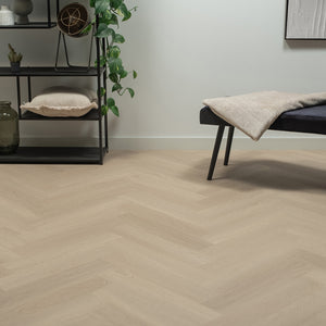 Floer - Visgraat - Klik PVC Beige Eiken