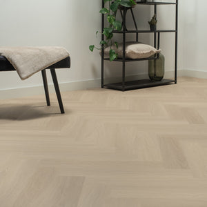Floer - Visgraat - Plak PVC Beige Eiken