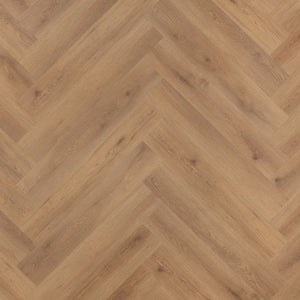 Floer - Walvisgraat- Plak PVC Narwal Nootbruin