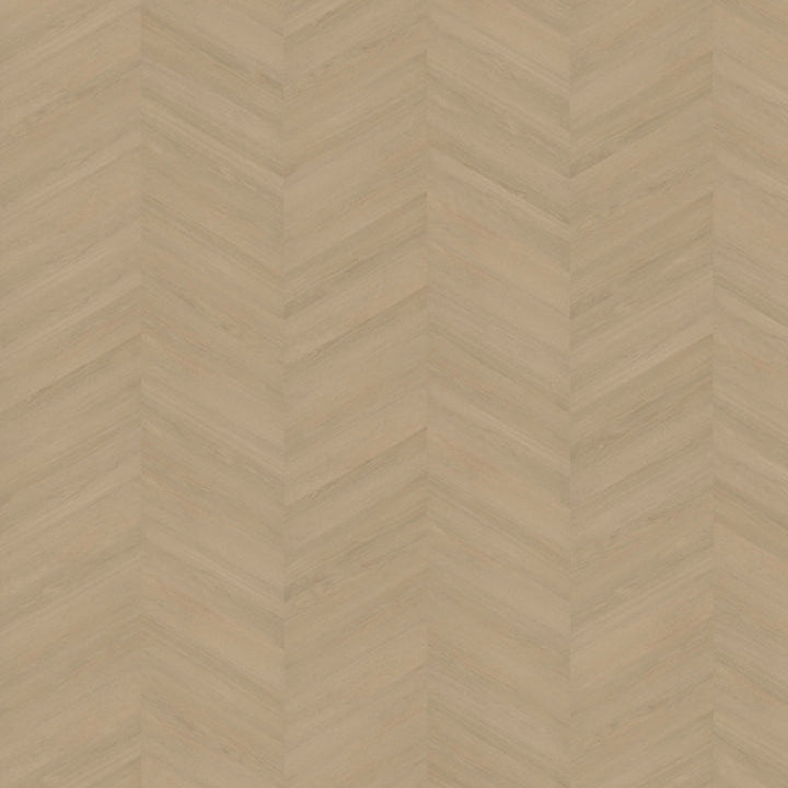 licht beige eiken vloer met visgraat patroon en subtiele houtstructuur