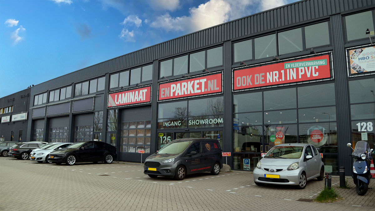 Vloerenshowroom in Den Haag aan de Binckhorstlaan