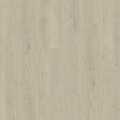 Lichtgrijze vloer met houtstructuur en subtiele noesten, brede planken in naturel kleurtoon.