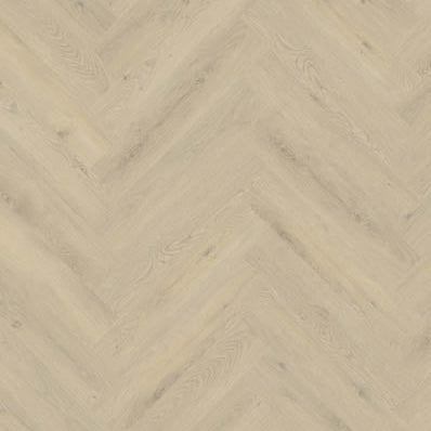 licht beige eiken visgraatvloer met subtiele houtstructuur en zachte nerven