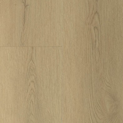 lichte beige eiken vloer met subtiele houtnerfstructuur en brede planken in horizontaal patroon
