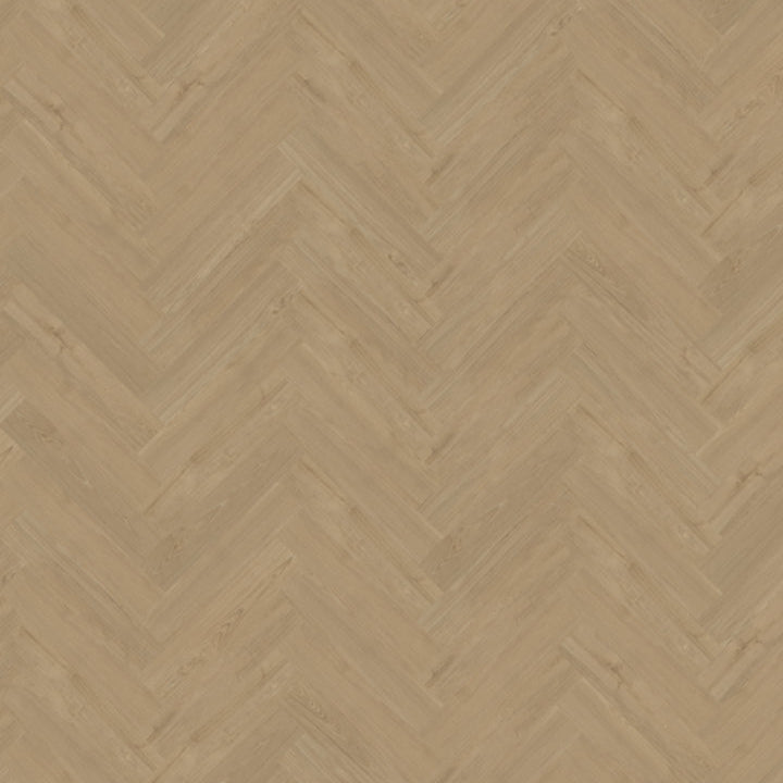 licht beige eiken visgraat patroon vloer met subtiele houtstructuur en matte afwerking