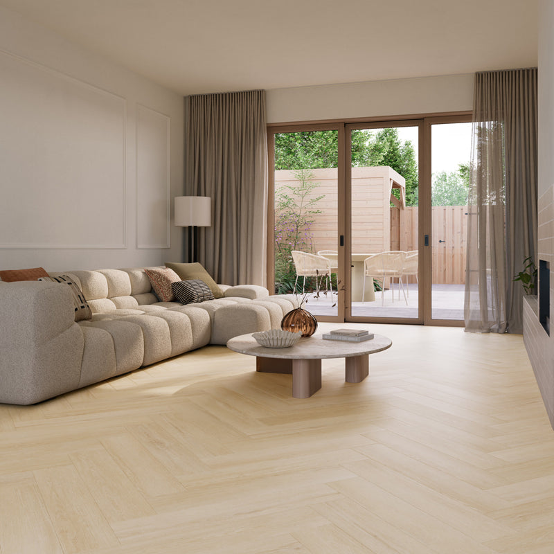 Ground Studio Pure Oak Click Visgraat A White Wash
