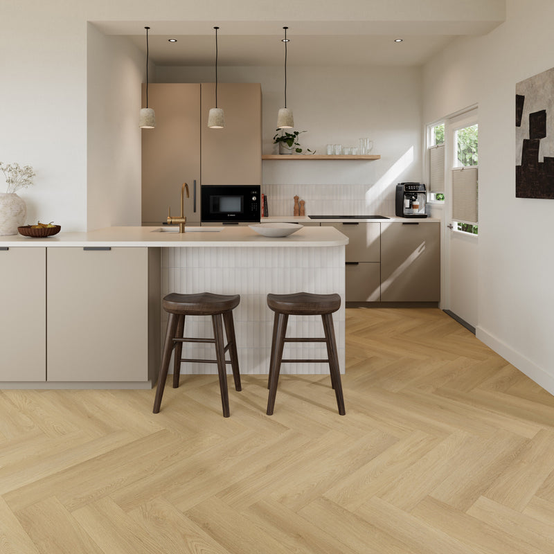 Ground Studio Select Oak Click Visgraat A Warm Naturel