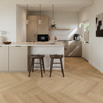 Ground Studio Select Oak Dryback Visgraat Warm Sand