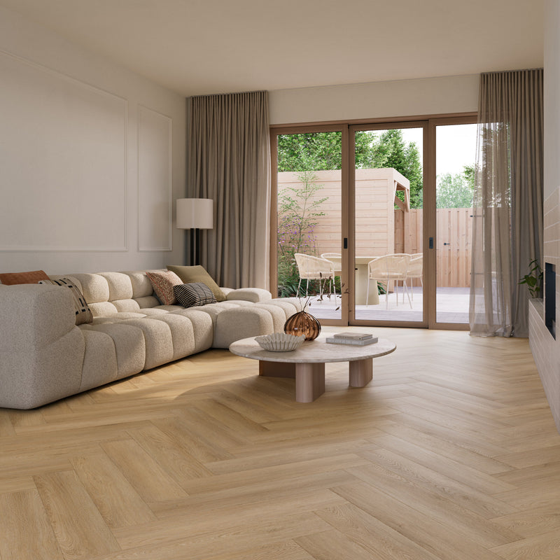 Ground Studio Select Oak Dryback Visgraat Brown