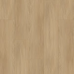 licht beige eiken vloer met subtiele houtnerfstructuur en lange smalle planken in een recht gelegd patroon