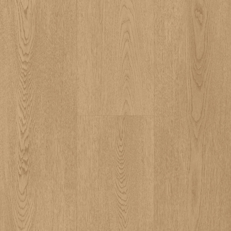 licht beige eiken vloer met een fijne houtnerfstructuur en brede planken in staand patroon