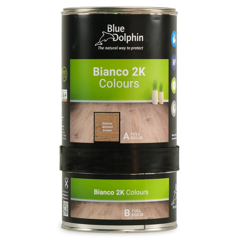 Blue Dolphin Bianco 2K colours 1L Almond Brown