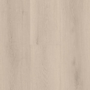 lichte beige eiken vloer met brede planken en subtiele houtnerfstructuur