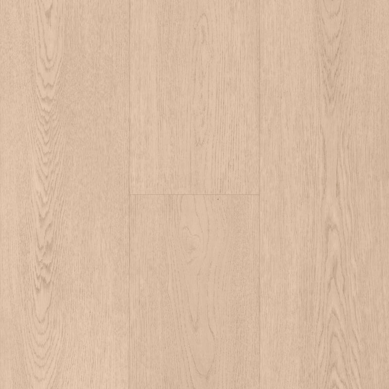 lichte beige eiken vloer met rechte planken en fijne houtnerfstructuur