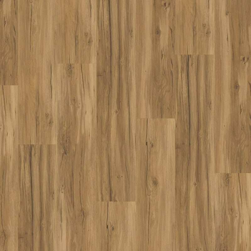 lichte beige eiken vloer met rechte planken en subtiele houtnerfstructuur met fijne donkere noesten