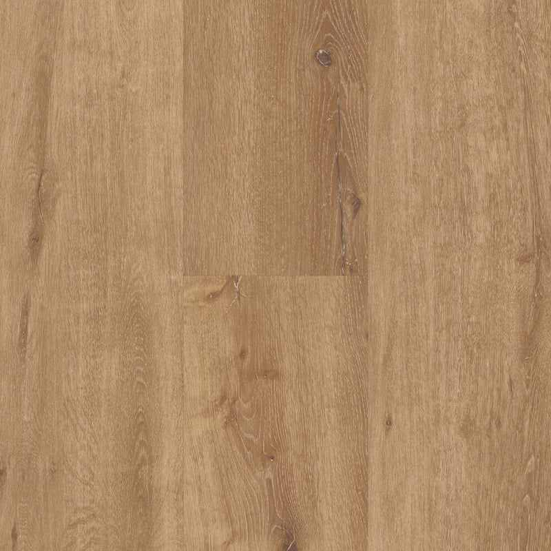 licht beige eiken vloer met fijne houtnerfstructuur en zichtbare noesten in brede planken