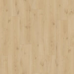 licht beige eiken vloer met natuurlijke houtstructuur en subtiele noesten in rechte planken patroon