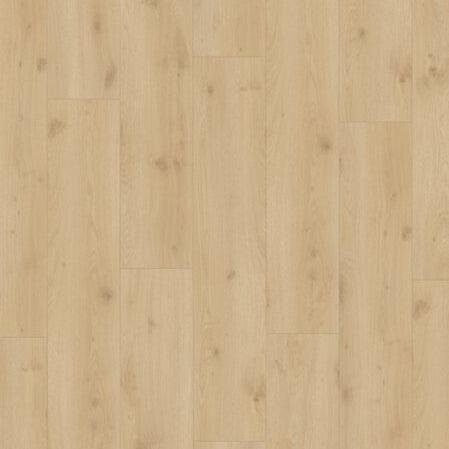 licht beige eiken vloer met natuurlijke houtstructuur en subtiele noesten in rechte planken patroon