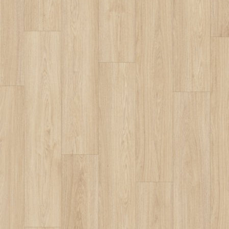 lichte eiken vloer met rechte brede planken en subtiele houtnerfstructuur in naturel beige tinten