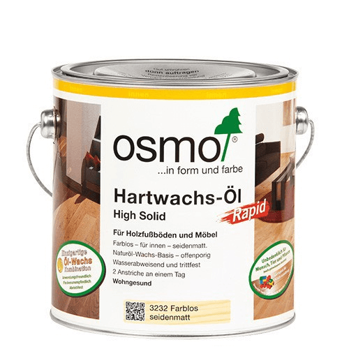 Osmo Hardwax Olie Rapid 3232 Kleurloos zijde mat (sneldrogend) 0,75L