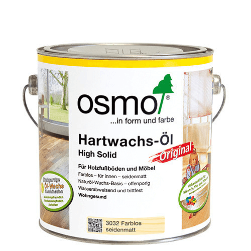 Osmo Hardwax Olie 3032 Kleurloos zijde-mat 0,375L