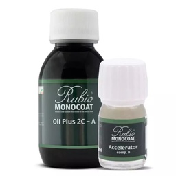 [Monocoat130ml-Charcoal] Rubio Monocoat Oil Plus 2C 130ml (A en B Component) (Charcoal)
